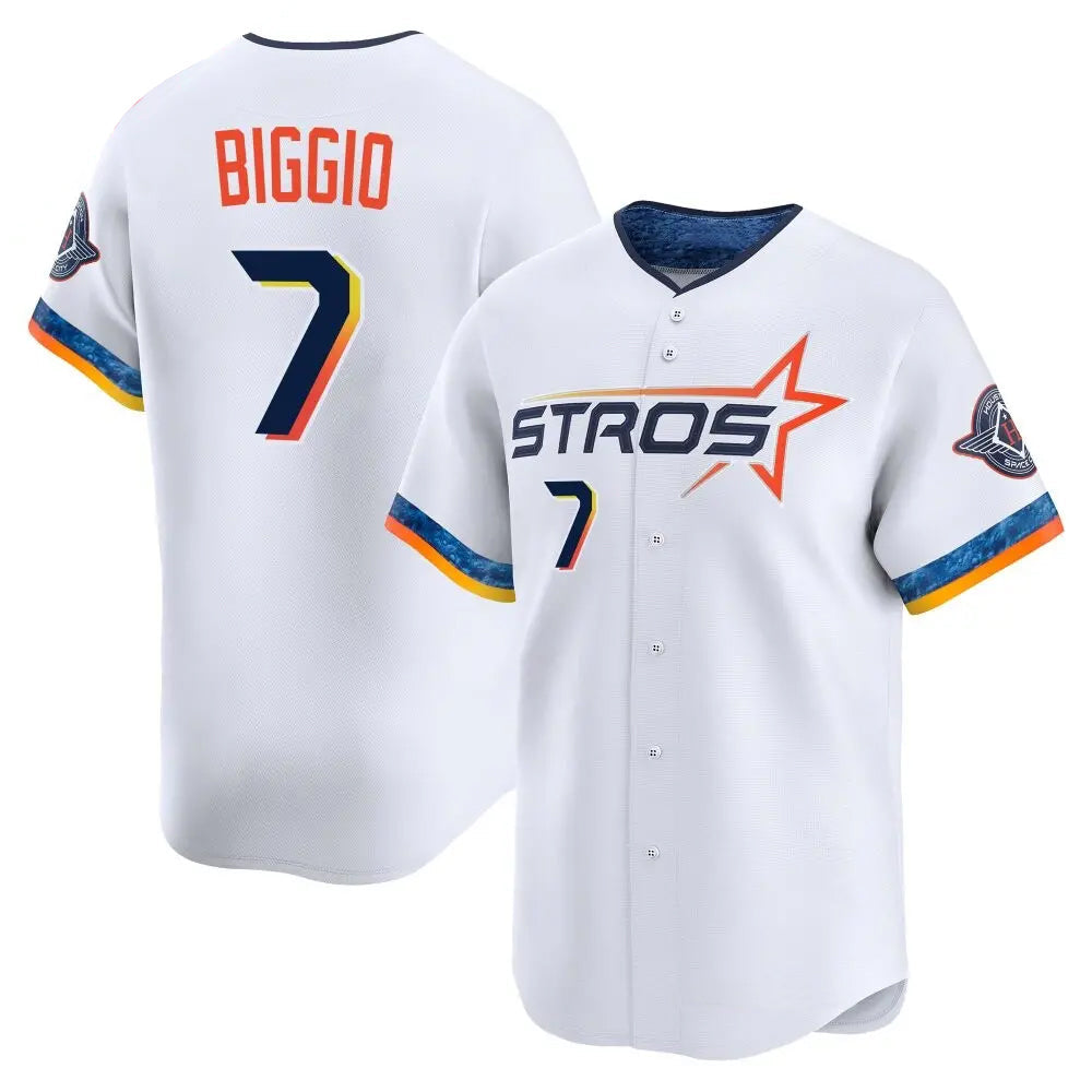 H.Astros #7 Craig Biggio Player White Limited City Connect product image 1