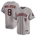 H.Astros #8 Christian Walker Player Gray Home Replica product image 1