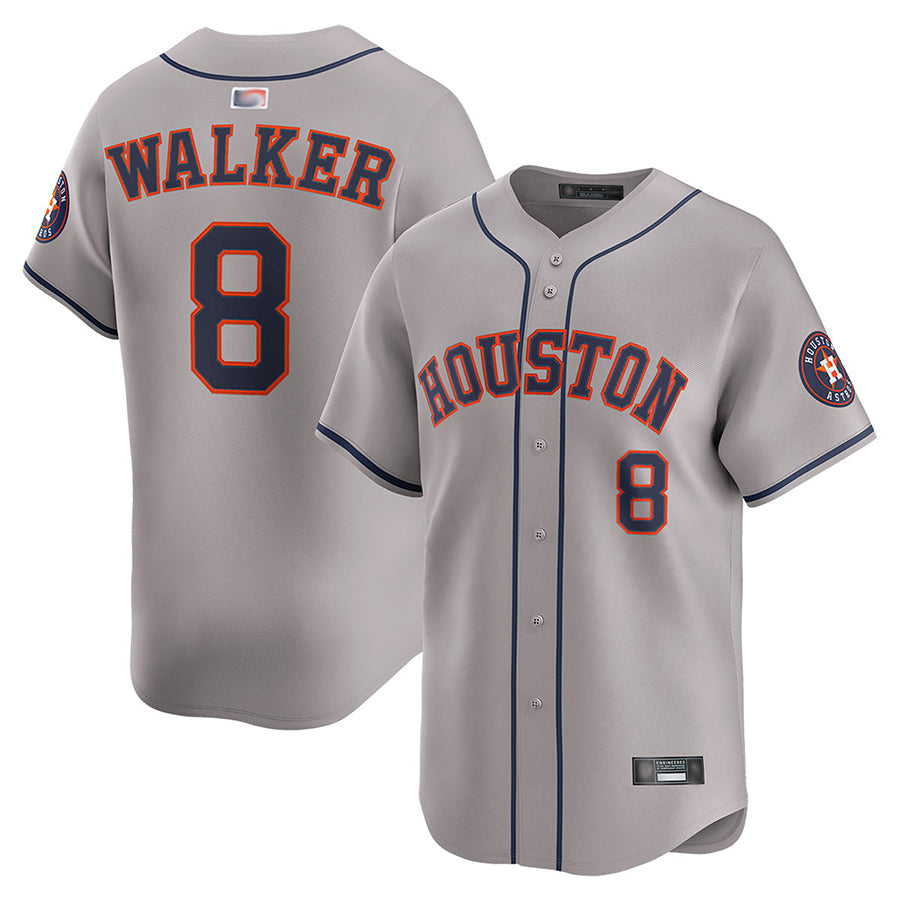 H.Astros #8 Christian Walker Player Gray Home Replica product image 1