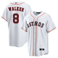 H.Astros #8 Christian Walker Player White Home Replica product image 1