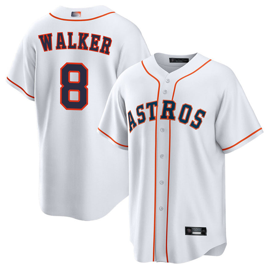 H.Astros #8 Christian Walker Player White Home Replica product image 1