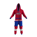 Washington Capitals NHL Hockey Sockey Men Red Team Uniform Onesie product image 1, provided for visual reference and product