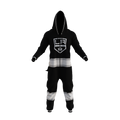 Los Angeles Kings NHL Hockey Sockey Men Black Team Uniform Onesie product image 1, provided for visual reference and product
