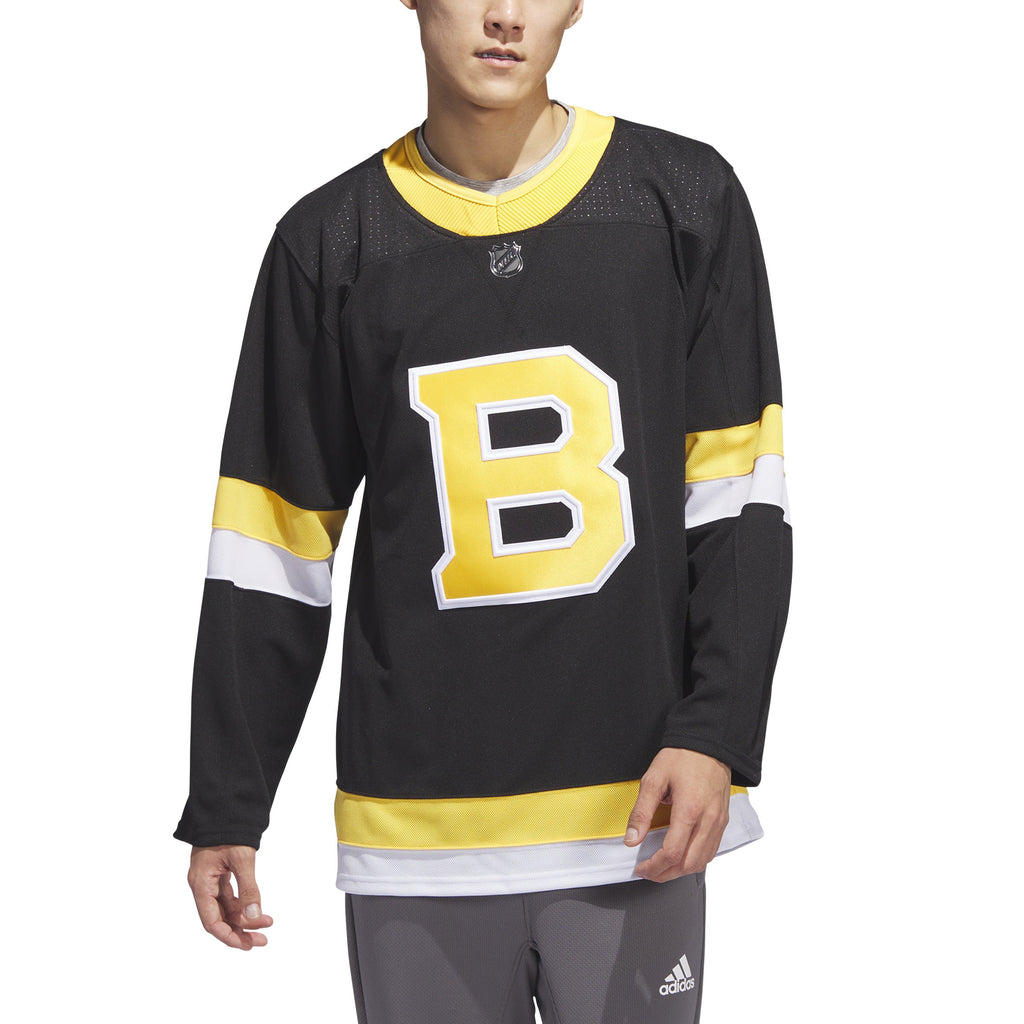 Boston Bruins NHL Adidas Men Black Primegreen Alternate Authentic Pro Jersey product image 4, provided for visual reference