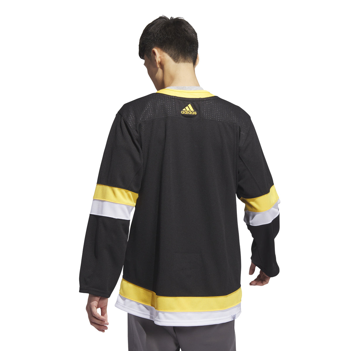 Boston Bruins NHL Adidas Men Black Primegreen Alternate Authentic Pro Jersey product image 5, provided for visual reference