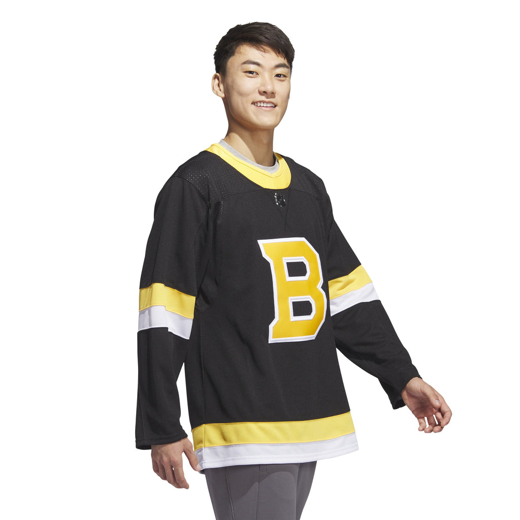 Boston Bruins NHL Adidas Men Black Primegreen Alternate Authentic Pro Jersey product image 6, provided for visual reference