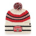 Chicago Blackhawks Vintage Natural Hone Cuffed Knit Hat product image 1, provided for visual reference and product detail