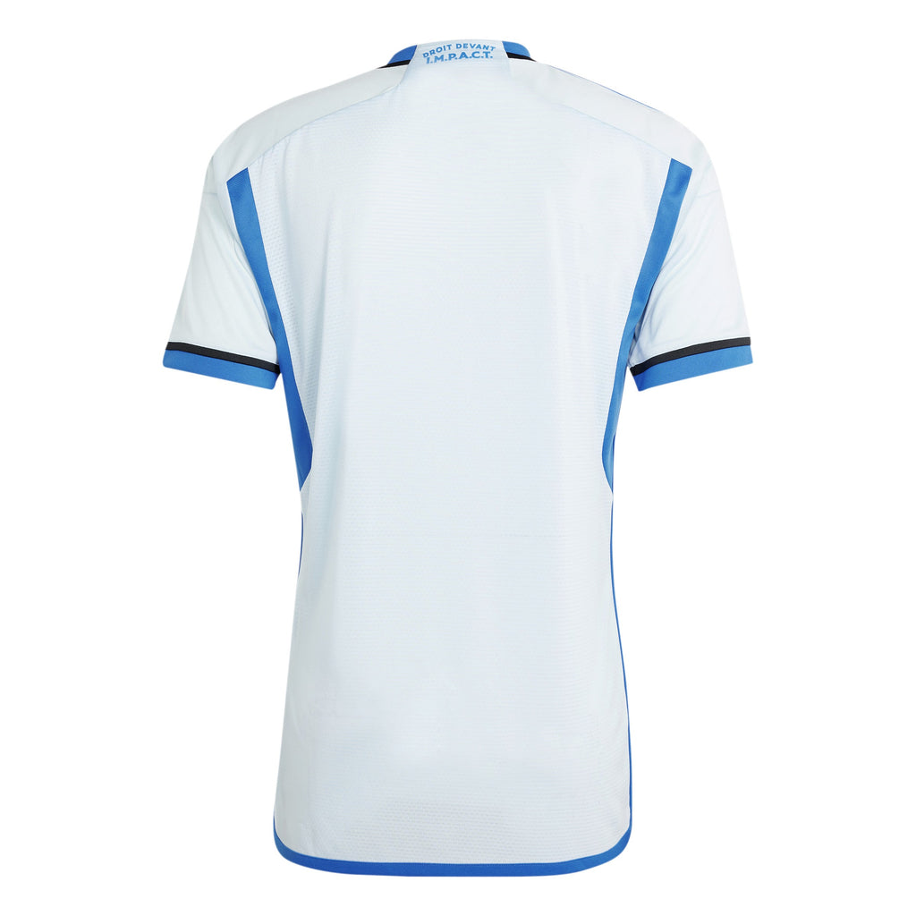 CF Montreal MLS Adidas Men Light Blue 2024 Away Authentic Jersey product image 2, provided for visual reference and product