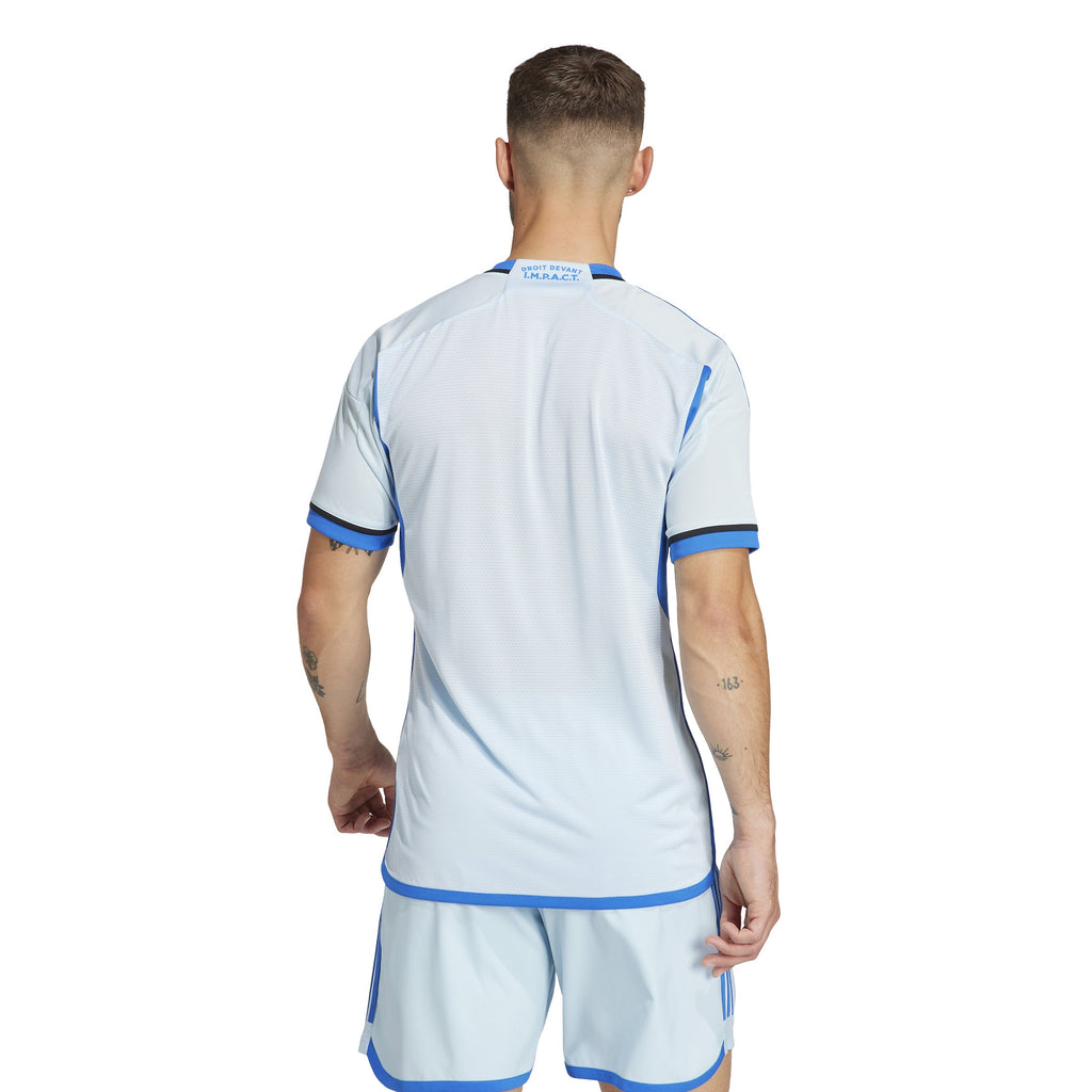 CF Montreal MLS Adidas Men Light Blue 2024 Away Authentic Jersey product image 5, provided for visual reference and product