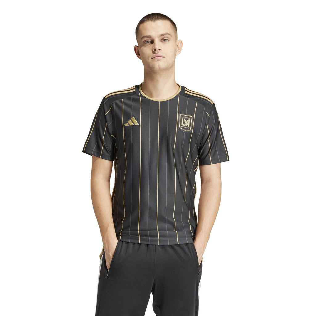 LAFC MLS Adidas Men Black Replica Jersey product image 4, provided for visual reference and product detail review