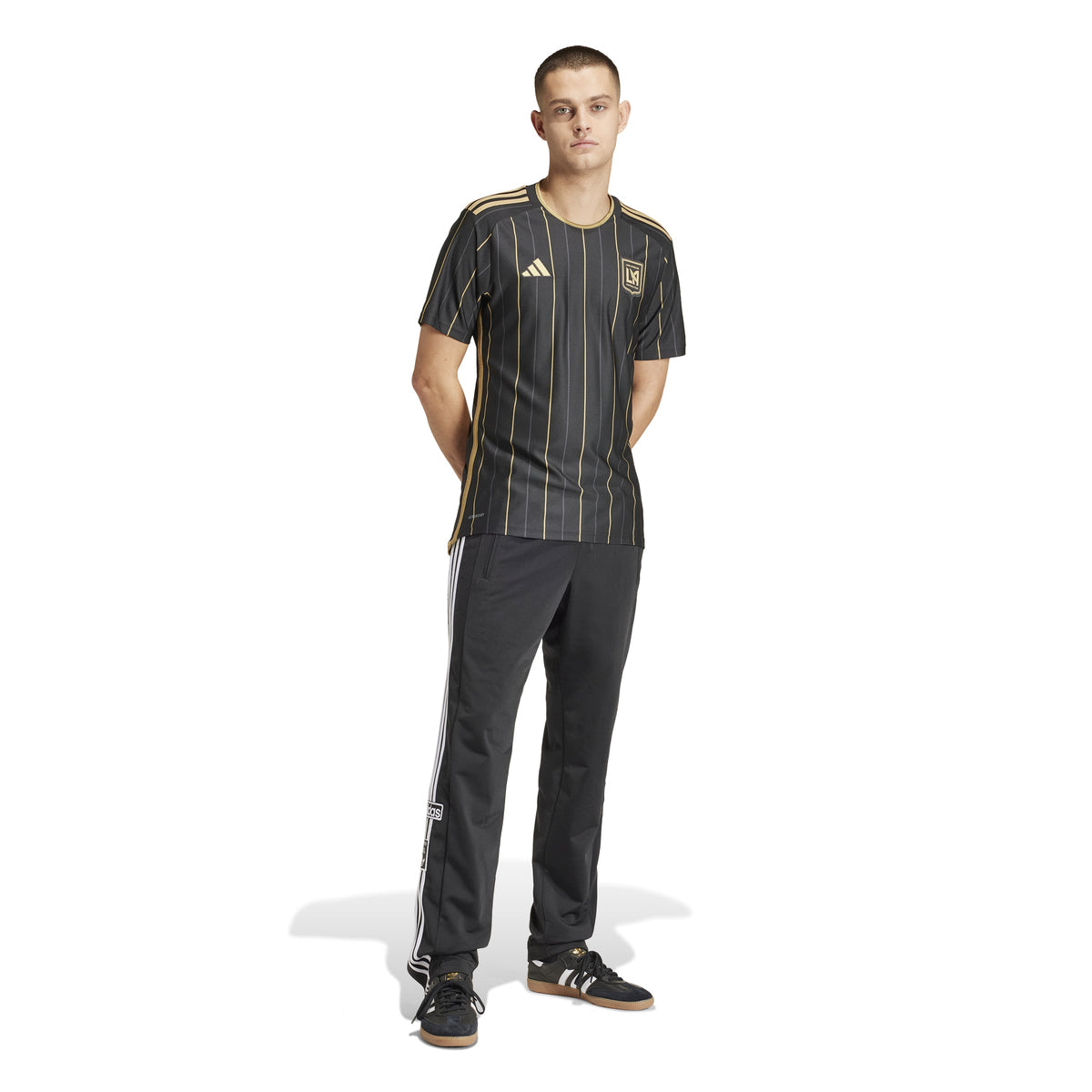 LAFC MLS Adidas Men Black Replica Jersey product image 6, provided for visual reference and product detail review