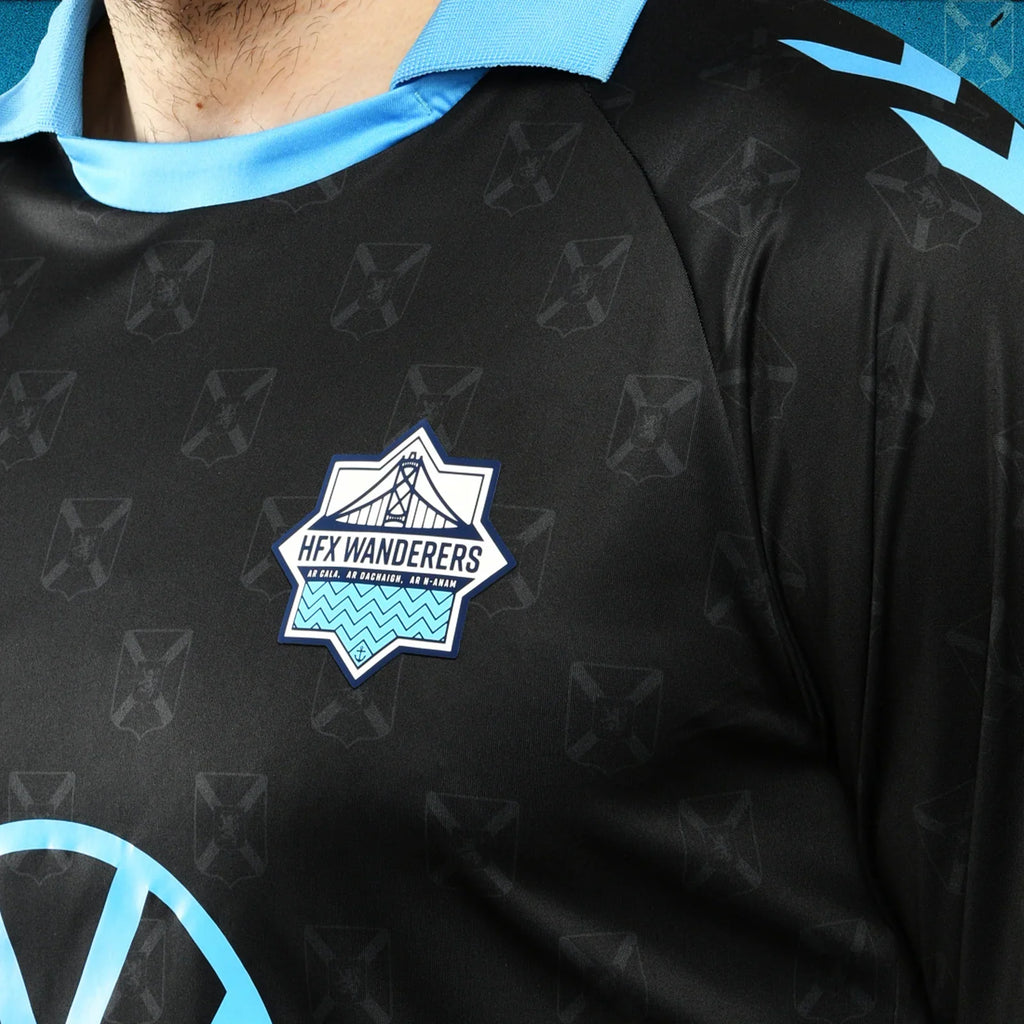 Halifax Wanderers FC CPL Hummel Men Black 2026 Home Replica Jersey product image 2, provided for visual reference and