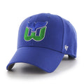 Hartford Whalers NHL 47 Brand Men Royal MVP Adjustable Hat product image 1, provided for visual reference and product detail