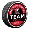 Hockey Canada IIHF Block Textured Hockey Puck product image 1, provided for visual reference and product detail review