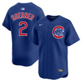 Nico Hoerner Chicago Cubs Nike Royal Alternate Limited Jersey product image 1, provided for visual reference and product