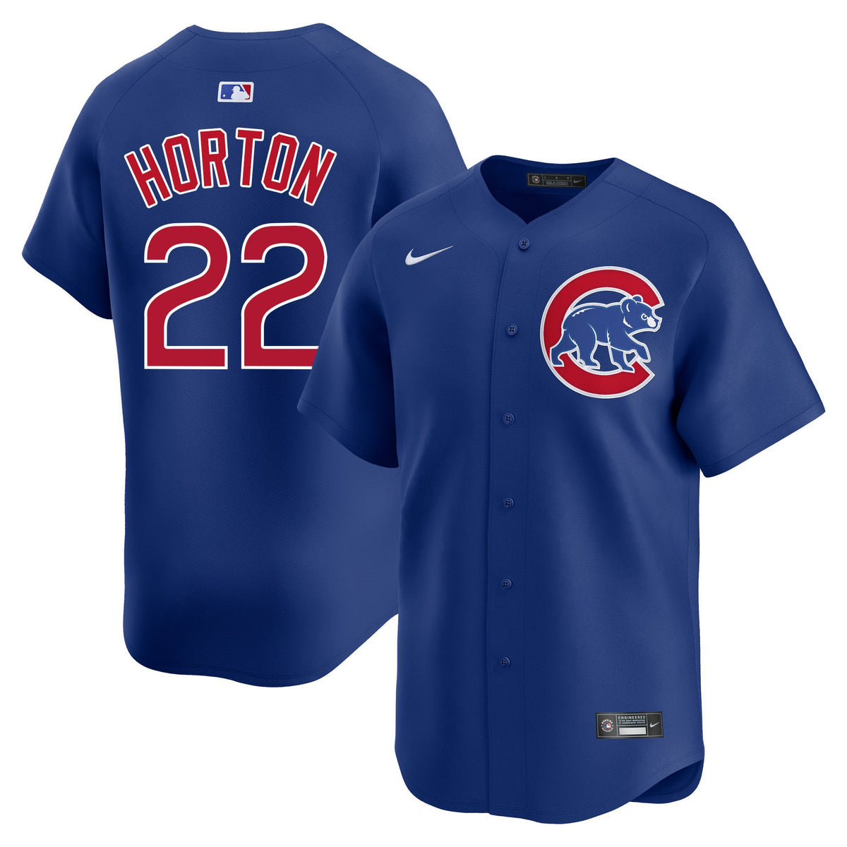 Cade Horton Chicago Cubs Nike Royal Alternate Limited Jersey product image 1, provided for visual reference and product