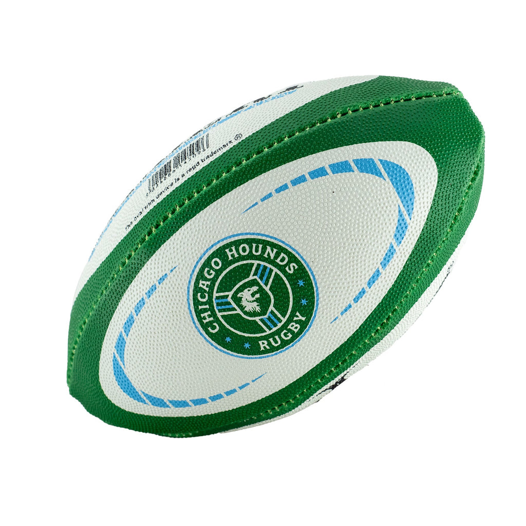 Chicago Hounds Gilbert Official Replica Mini Rugby Ball product image 2, provided for visual reference and product detail