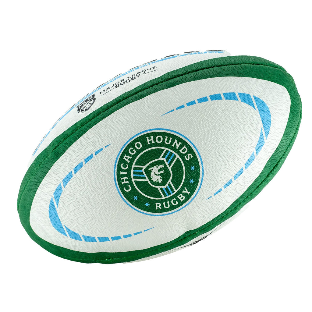 Chicago Hounds Gilbert Official Replica Rugby Ball Size 5 product image 4, provided for visual reference and product detail