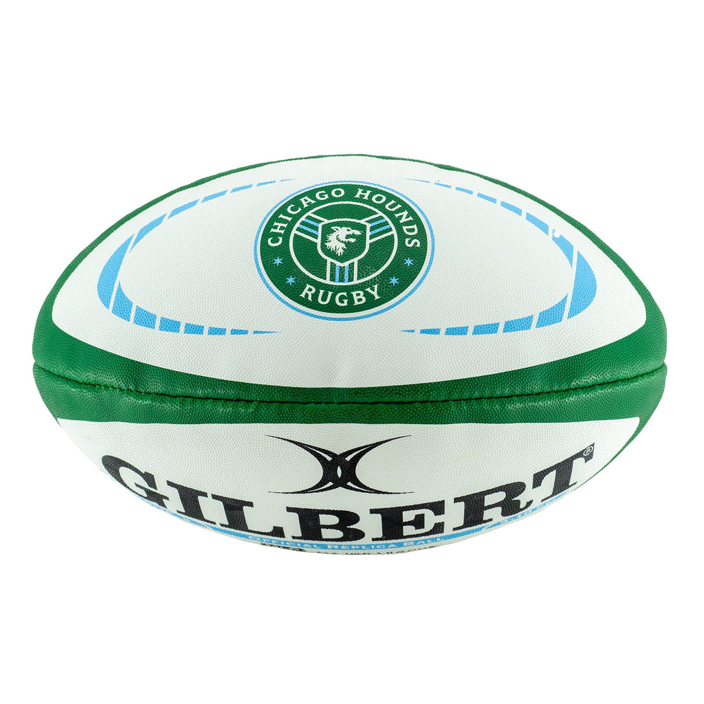 Chicago Hounds Gilbert Official Replica Rugby Ball Size 5 product image 2, provided for visual reference and product detail