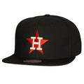 Houston Astros MLB Mitchell & Ness Men Black 50th Anniversary Snapback product image 1, provided for visual reference and