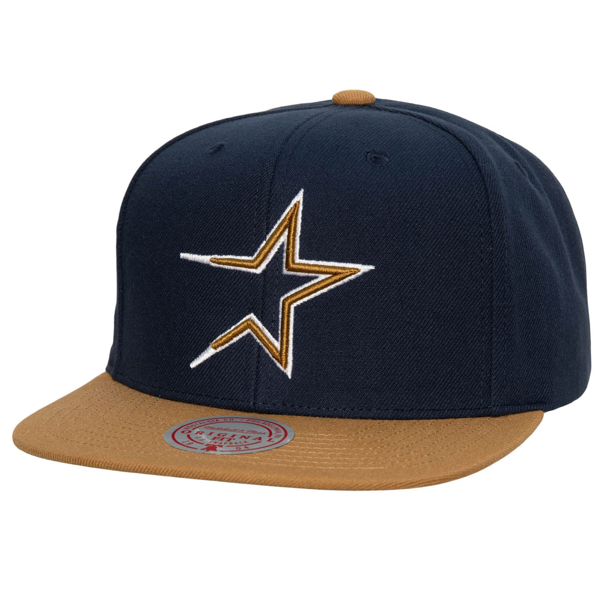 Houston Astros MLB Mitchell & Ness Men Navy Evergreen Snapback product image 1, provided for visual reference and product