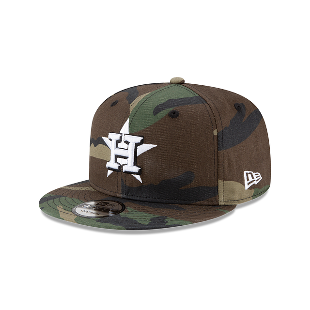 Houston Astros MLB New Era Men 9Fifty Camo Basic Snapback product image 1, provided for visual reference and product detail