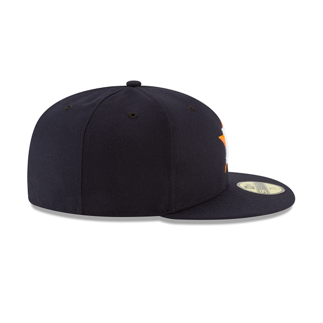 Houston Astros MLB New Era Men Navy 59Fifty Authentic Collection On Field Fitted Hat product image 6, provided for visual