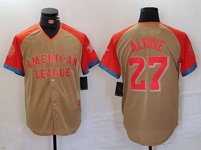 H.Astros #27 Jose Altuve Player Cream All Star Limited product image 1