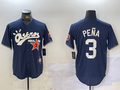 H.Astros #3 Jeremy Pena Player Black Cactus Jack Vapor product image 1