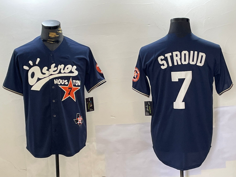H.Astros #7 CJ Stroud Player Navy Cactus Jack Vapor Premier product image 1