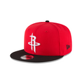 Houston Rockets NBA New Era Men Black/Red 9Fifty Two Tone Snapback product image 1, provided for visual reference and
