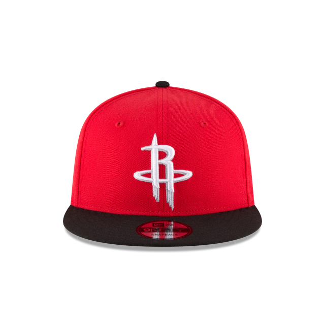 Houston Rockets NBA New Era Men Black/Red 9Fifty Two Tone Snapback product image 4, provided for visual reference and
