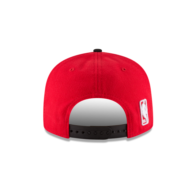 Houston Rockets NBA New Era Men Black/Red 9Fifty Two Tone Snapback product image 2, provided for visual reference and