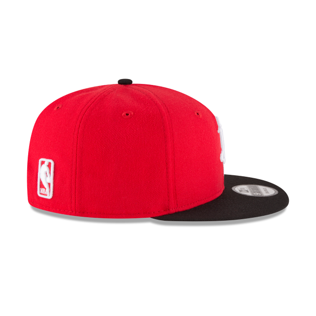 Houston Rockets NBA New Era Men Black/Red 9Fifty Two Tone Snapback product image 6, provided for visual reference and