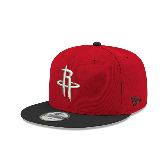 Houston Rockets NBA New Era Men Black/Scarlet 9Fifty Two Tone Snapback product image 1, provided for visual reference and