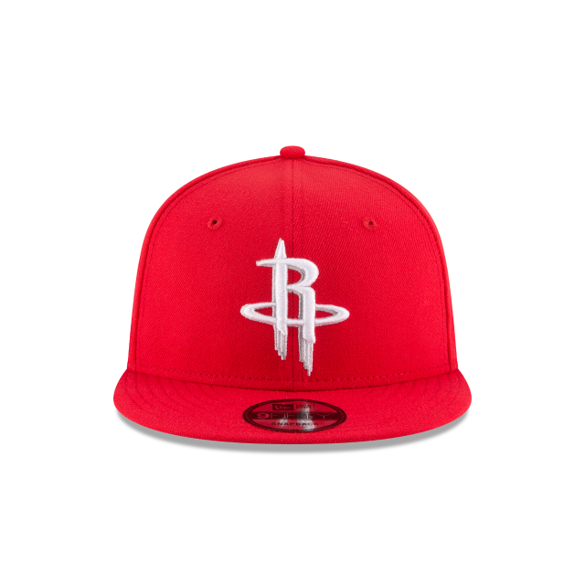 Houston Rockets NBA New Era Men Red 9Fifty Basic Snapback product image 4, provided for visual reference and product detail