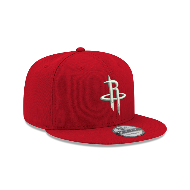 Houston Rockets NBA New Era Men Scarlet 9Fifty Basic Snapback product image 2, provided for visual reference and product