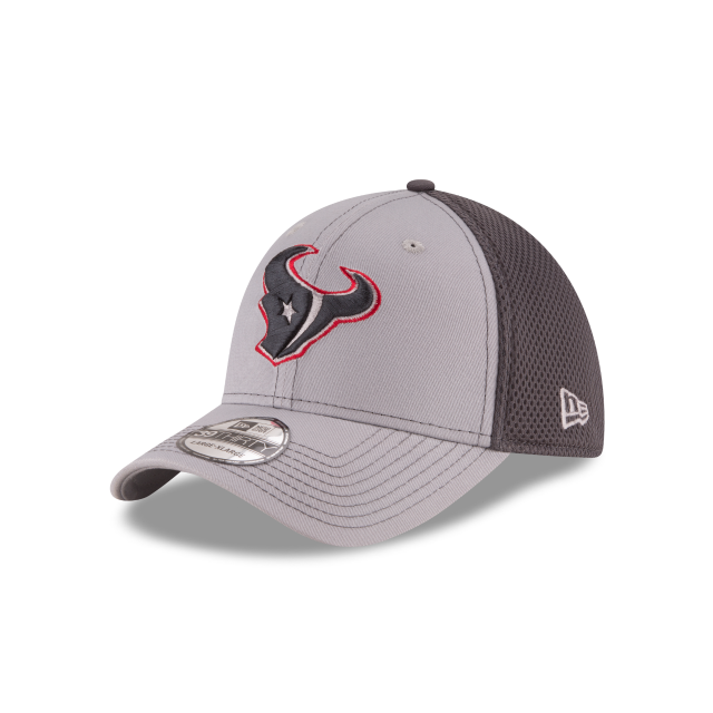 Houston Texans NFL New Era Men Grey 39Thirty Grayed Out Neo 2 Stretch Fit Hat product image 1, provided for visual reference