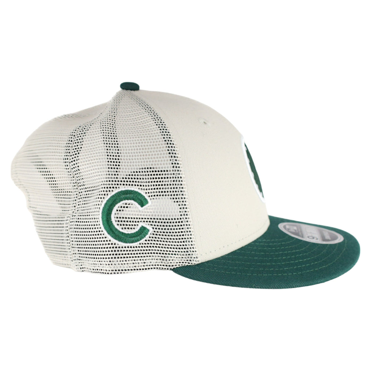 Chicago Cubs Stone/Green Scoreboard Clock New Era 9FIFTY Snapback Hat product image 4, provided for visual reference and