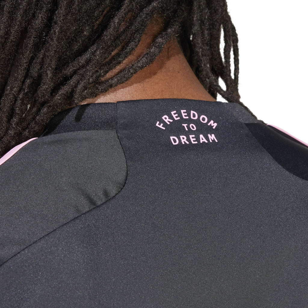 Inter Miami FC MLS Adidas Men Black Replica Away Jersey product image 4, provided for visual reference and product detail