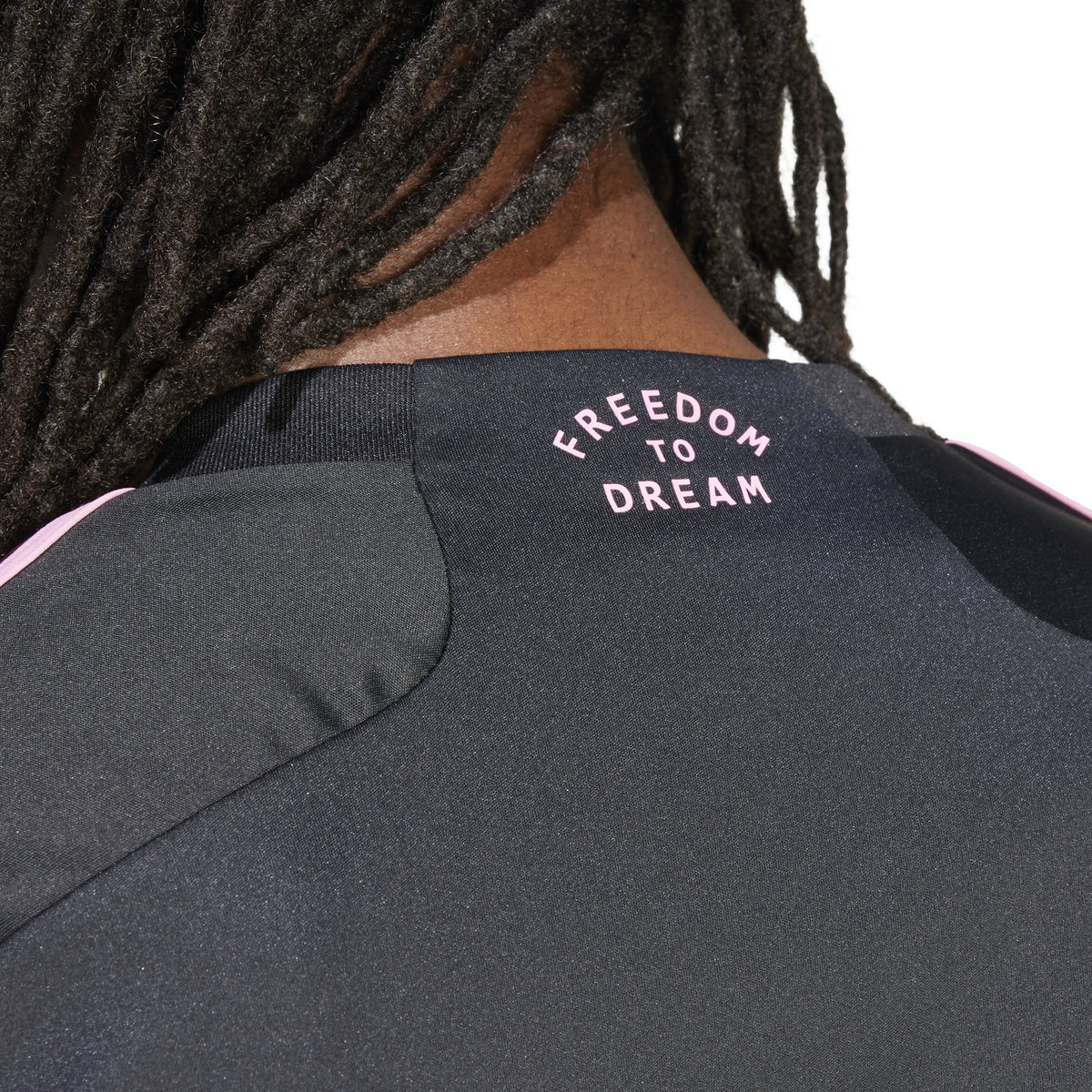 Inter Miami FC MLS Adidas Men Black Replica Away Jersey product image 4, provided for visual reference and product detail