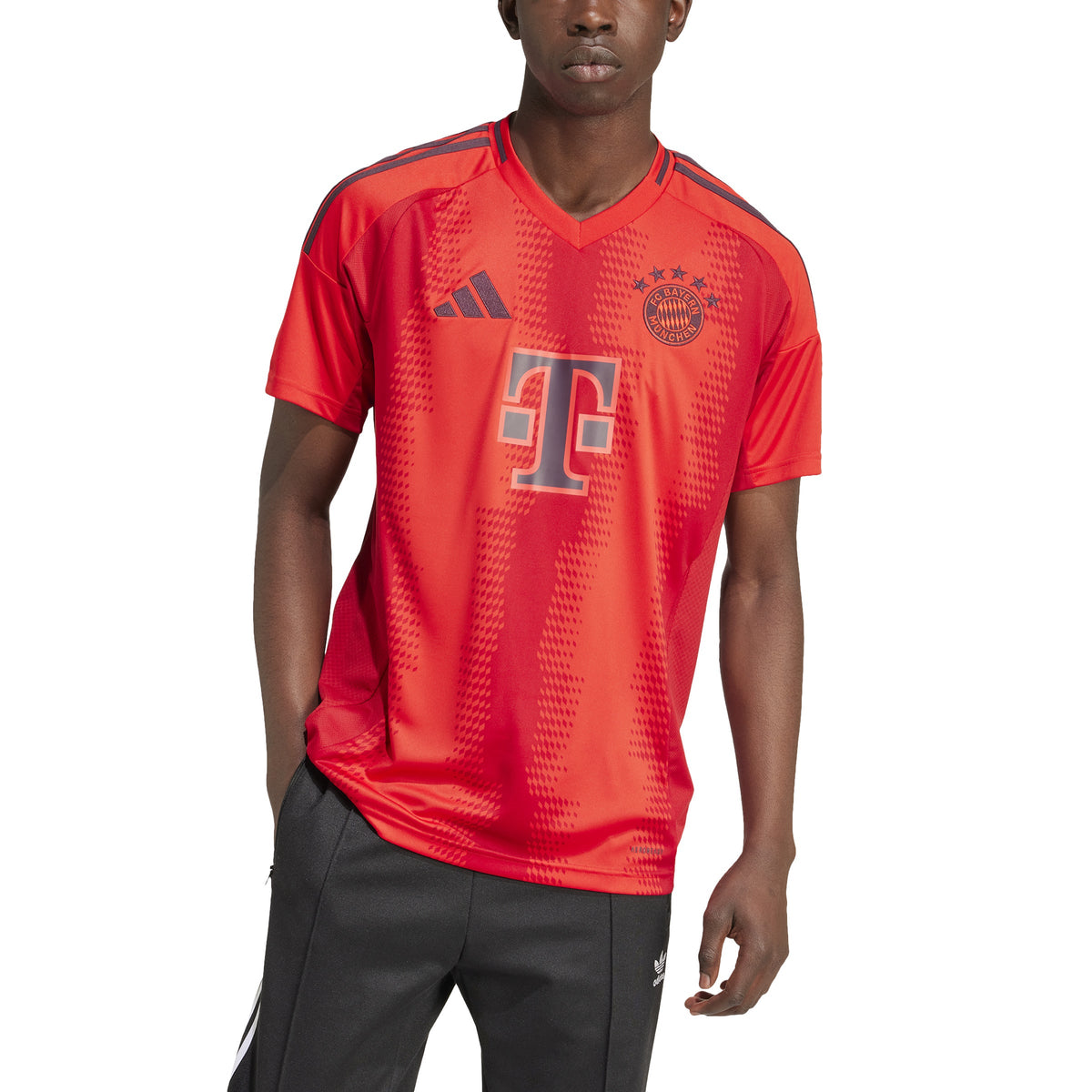 Bayern Munich Bundesliga Adidas Men Red 2024/25 Replica Jersey product image 4, provided for visual reference and product