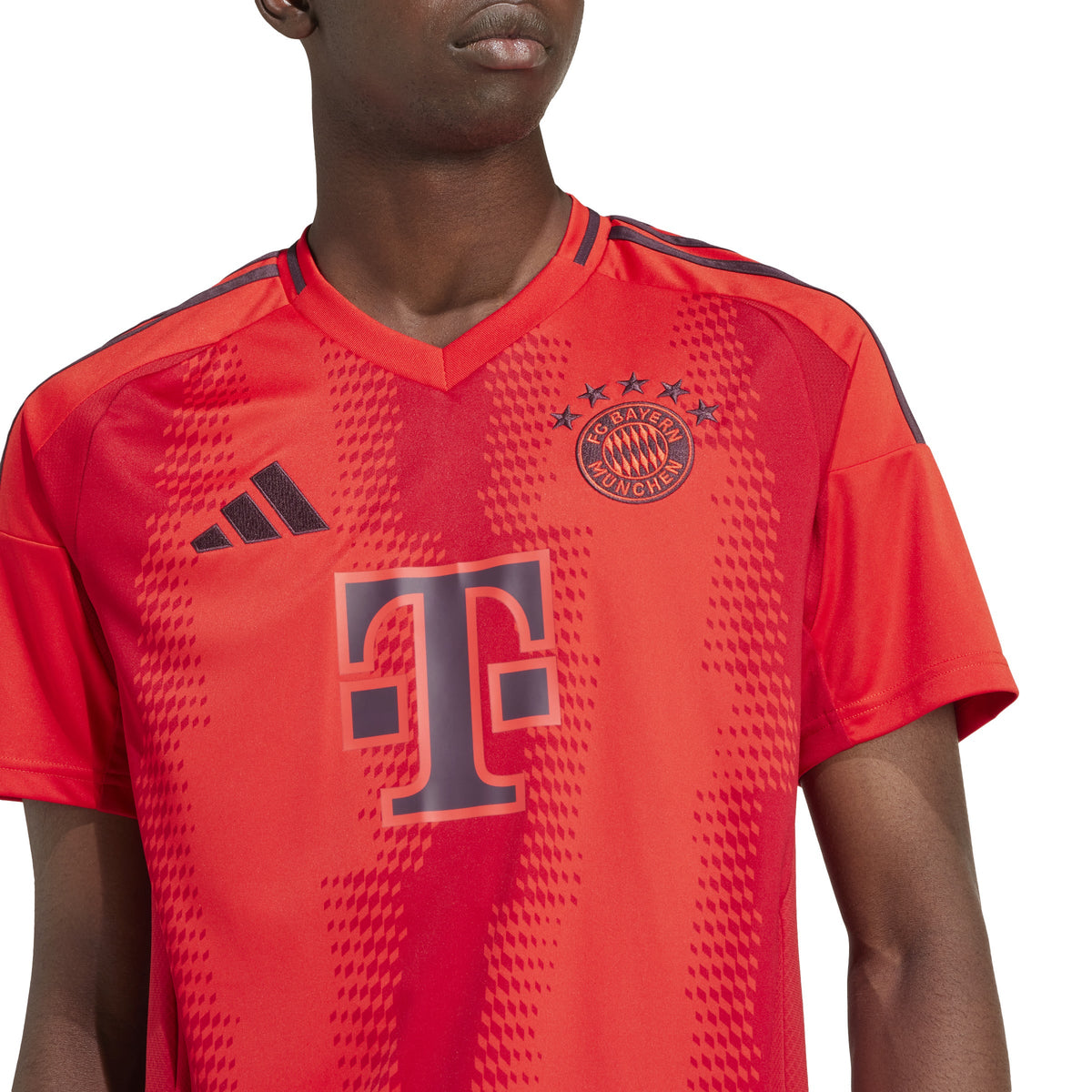 Bayern Munich Bundesliga Adidas Men Red 2024/25 Replica Jersey product image 8, provided for visual reference and product