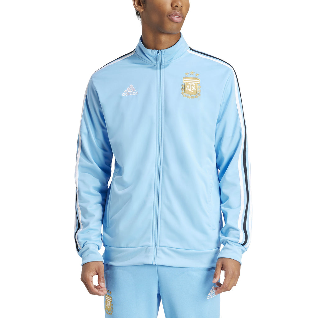 Argentina National Team FIFA Adidas Men Light Blue DNA Track Top Jacket product image 3, provided for visual reference and
