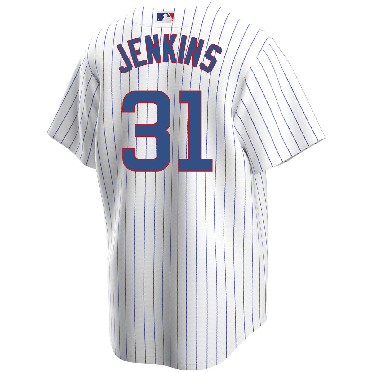 Fergie Jenkins Chicago Cubs Home Pinstripe Men Replica Jersey product image 2, provided for visual reference and product