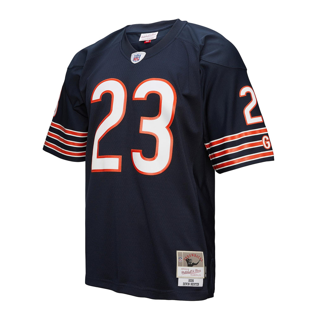 Devin Hester #23 Chicago Bears Navy Mitchell & Ness Replica Jersey product image 2, provided for visual reference and