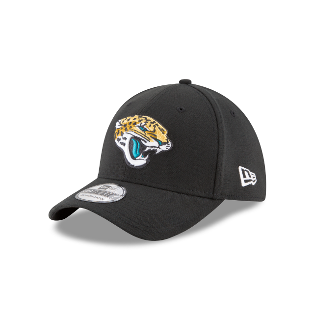 Jacksonville Jaguars NFL New Era Men Black 39Thirty Team Classic Stretch Fit Hat product image 1, provided for visual