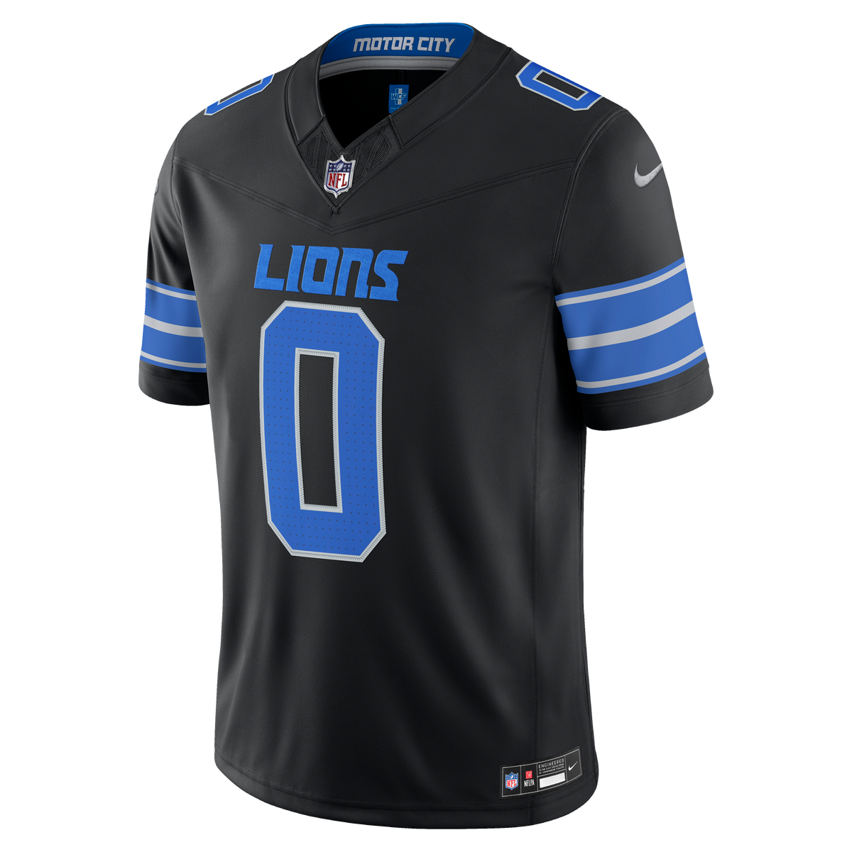 Jahmyr Gibbs Detroit Lions NFL Nike Men Black Vapor F.U.S.E. Limited Player Sewn 2nd Alternate Jersey product image 2,