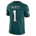 Jalen Hurts Philadelphia Eagles NFL Nike Men Deep Teal Vapor F.U.S.E. Limited Player Sewn Jersey product image 1, provided