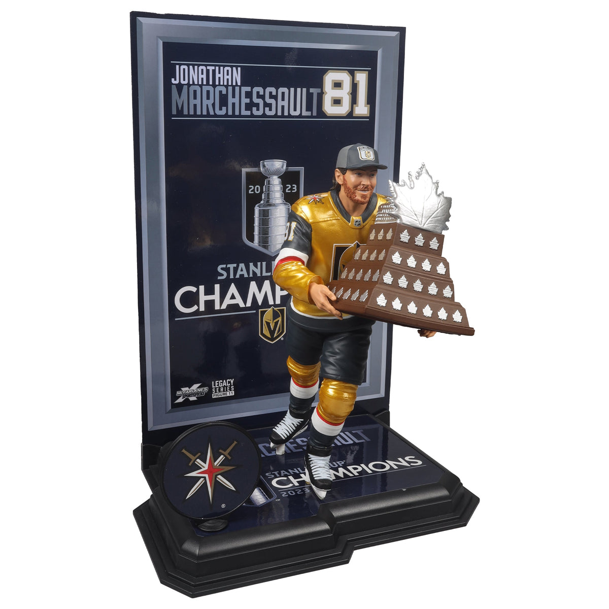 Jonathan Marchessault Las Vegas Golden Knights NHL McFarlane Toys Conn Smythe Trophy & Stanley Cup Legacy Series 7" Action